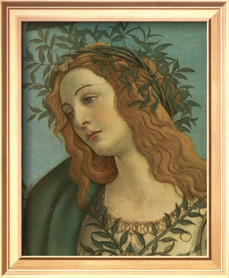 Minerva Detail By Sandro Botticelli